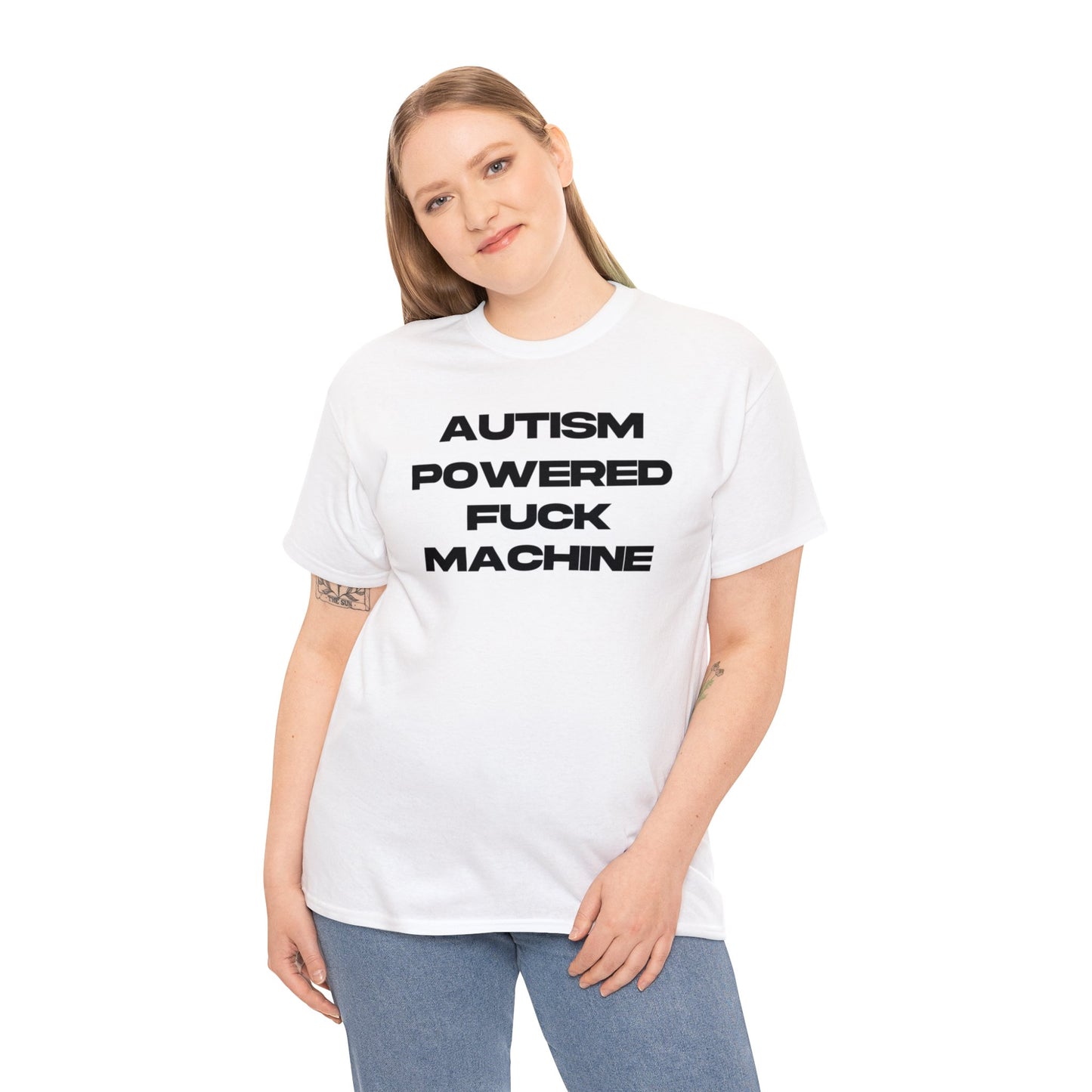 Autism Powered Fuck Machine Tee